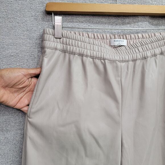 ARITZIA BABATON ZEDEL FAUX LEATHER JOGGER PANTS, SIZE M - Picture 3 of 10